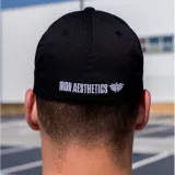 Pánská kšiltovka Iron Aesthetics FlexFit, černá · záber 2