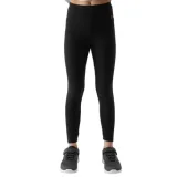 Dívčí legíny 4F JUNIOR TIGHTS-JWSS24TTIGF130-20S-DEEP BLACK · záber 1