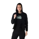 Dámská tréninková bunda s kapucí NORTHFINDER NORTHKIT-BU-4268OR-black - Barva: čierna · záber 2