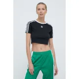 Dámské tričko s krátkým rukávem ADIDAS ORIGINALS 3 S BABY TEE-BLACK · záber 2