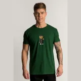 Tričko, Barva Modrá, s Potiskem Compton Teddy · záber 6