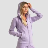 GymBeam Dámská mikina se zipem Limitless Lavender - Velikost: XS | Barva: fialová | Pohlavie: Dámské | Hmotnost: 0,44 kg | Balení: 42 · záber 1