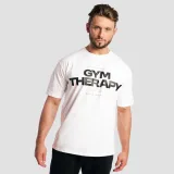 GymBeam Tričko Gym Therapy White - Velikost: S | Barva: biela | Hmotnost: 0,275 kg | Balení: 65 · záber 3