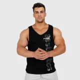 Pánské fitness tílko Iron Aesthetics Cross, černé · záber 5