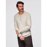 Pánský svetr OMBRE Sweater OM-SWSW-0183 V-3ight grey · záber 3