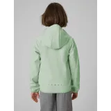 Dívčí turistická softshellová bunda s kapucí 4F JUNIOR SOFTSHELL JACKET F478-47S-MINT · záber 4