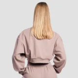 GymBeam Dámská mikina Cropped Aura Roux - Velikost: XS | Barva: ružová | Pohlavie: Dámské | Hmotnost: 0,36 kg | Balení: 36 · záber 4