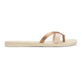 Dámské žabky (plážová obuv) IPANEMA Kirei W beige gold · záber 2