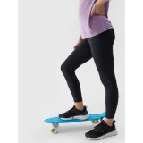 Dívčí legíny 4F JUNIOR TIGHTS FNK-4FJWSS24TFTIF223-20S-DEEP BLACK · záber 2