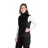 Dámská turistická fleece vesta NORTHFINDER DEE-270blackblack · záber 3