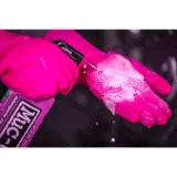 Nástroj na údržbu kola MUC-OFF Deep Scruber Gloves Pink L · záber 3