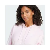 Dámská mikina se zipem ADIDAS W 3S FT FZ HD CLPINK WHITE · záber 3