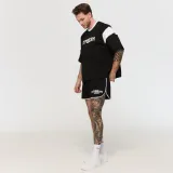 GymBeam Šortky Varsity Black - Velikost: S | Barva: čierna | Hmotnost: 0,3244 kg | Balení: 35 · záber 3