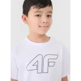 Chlapecké tričko s krátkým rukávem 4F JUNIOR TSHIRT M2331-10S-WHITE · záber 2