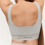 GymBeam Bezešvá sportovní podprsenka Lift Grey - Velikost: M | Barva: sivá | Hmotnost: 0,1 kg | Balení: 65 · záber 4