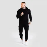 GymBeam Mikina TRN Hoodie Black - Velikost: S | Barva: čierna | Hmotnost: 0,6 kg | Balení: 32 · záber 5