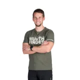 Pánské turistické tričko s krátkým rukávem NORTHFINDER JOSEF-300darkgreen · záber 1