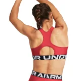 Dámská sportovní tréninková podprsenka UNDER ARMOUR UA HG Authentics Mid Branded-RED · záber 2