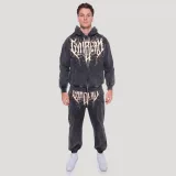 GymBeam Tepláky Abyss Charcoal - Velikost: S | Barva: čierna | Hmotnost: 0,645 kg | Balení: 30 · záber 5