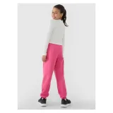 Dívčí tepláky 4F JUNIOR TROUSERS CAS F0950-54S-PINK · záber 4