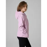 Dívčí turistická softshellová bunda s kapucí 4F JUNIOR SOFTSHELL JACKET F478-52S-LIGHT VIOLET · záber 3