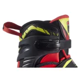 Juniorské dvojřadé kolečkové brusle FILA SKATES JOY BLACK RED LIME · záber 2