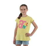 Dívčí tričko s krátkým rukávem AUTHORITY KIDS T-BRANDIK_G_yellow · záber 1