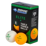 Míčky na stolní tenis DONIC Elite TT-Ball * 6ks - bílé a oranžové · záber 1