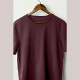 Tričko, Barva Bordó , s Potiskem Basic T Shirt · záber 3