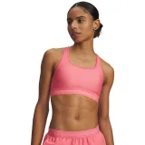 Dámská sportovní tréninková podprsenka UNDER ARMOUR Crossback Mid Bra-PNK · záber 3