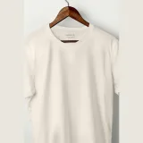Tričko, Barva Ekru, s Potiskem Basic T Shirt · záber 3