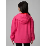 Dívčí turistická bunda s kapucí 4F JUNIOR TECHNICAL JACKET U1096-55S-HOT PINK · záber 4