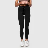 Sportovní legíny s kapsami Iron Aesthetics Active, černé · záber 3