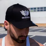 Pánská kšiltovka Iron Aesthetics FlexFit, černá · záber 3