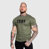 Pánské sportovní tričko Iron Aesthetics Urban, vojenská zelená · záber 1