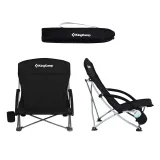 Kemping skládací židle KING CAMP Deluxe s opěrkami ocel - černá · záber 4