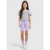 Dívčí kraťasy 4F JUNIOR SHORT TIGHTS CAS F028-51S-VIOLET · záber 5