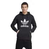 Pánská mikina s kapucí ADIDAS ORIGINALS TREFOIL HOODY-IM4489-black white · záber 1