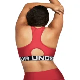 Dámská sportovní tréninková podprsenka UNDER ARMOUR UA HG Authentics Mid Branded-RED · záber 4