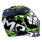 Florbalová helma MPS PRO FLAME - Black Green · záber 1