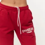 GymBeam Dámské tepláky Varsity - Velikost: L | Barva: červená | Pohlavie: Dámské | Hmotnost: 0,6596 kg | Balení: 16 · záber 4