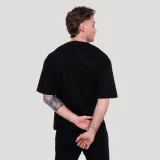 GymBeam Tričko Thorn Black - Velikost: S | Barva: čierna | Hmotnost: 0,2475 kg | Balení: 85 · záber 4