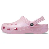 Kroksy (rekreační obuv) CROCS Classic Glitter Clog flamingo · záber 3
