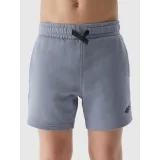 Chlapecké teplákové kraťasy 4F JUNIOR SHORTS CAS-JWSS24TSHOM272-34S-LIGHT BLUE · záber 2