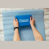 Jóga kostka MASTER Yoga Block 23 x 15 x 7,5 cm - modrá - 2. jakost · záber 2