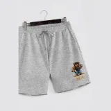 Kraťasy, Barva Bilá, s Potiskem Hedrix Fitness Bear · záber 11