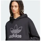 Pánská mikina s kapucí ADIDAS ORIGINALS OUTL TREF HDY-BLACK · záber 2