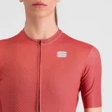 Dámský cyklistický dres s krátkým rukávem SPORTFUL Checkmate w jersey, pompelmo mauve · záber 5
