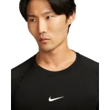 Pánské tréninkové tričko s dlouhým rukávem NIKE PRO DF TIGHT TOP LS-010 BLACK WHITE · záber 3