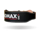 MADMAX Fitness opasek Full Leather Black - Velikost: M | Barva: čierna | Hmotnost: 0,5 kg · záber 1